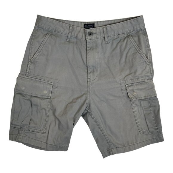 Vintage Levi’s Gray Cargo Shorts Size 32 Baggy Y2K Skater - Picture 1 of 10